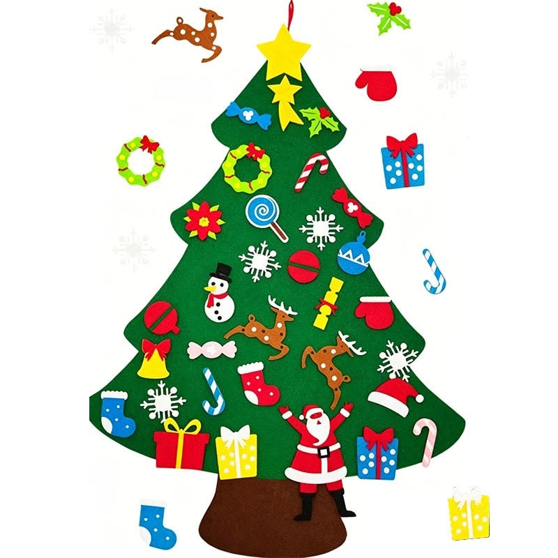 Handmade Felt Christmas Tree Decoration Hanging Ornament