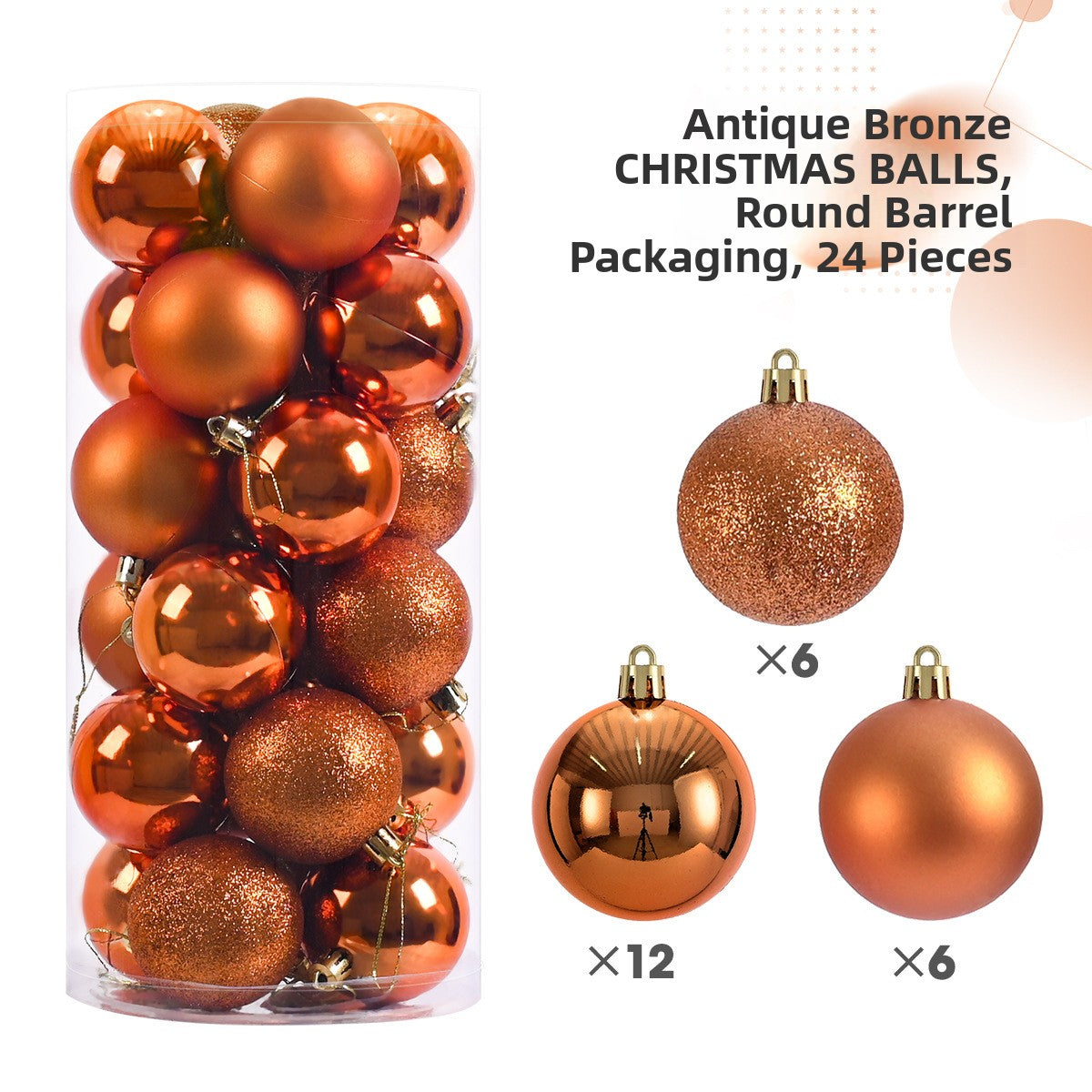 Plastic Christmas Ball Decorations