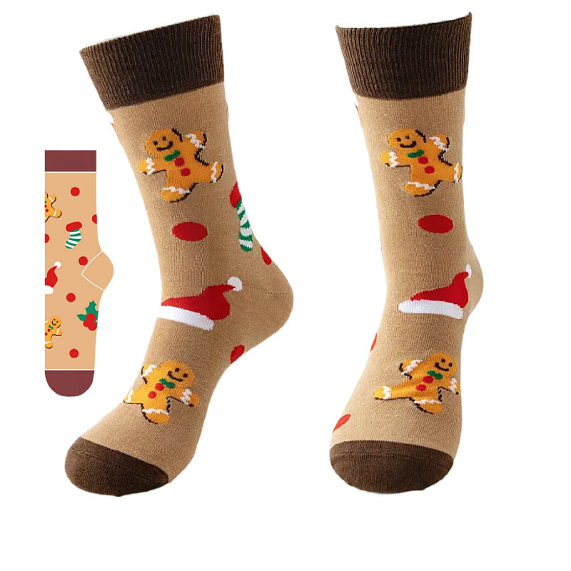 Christmas Themed Mid-Calf Socks