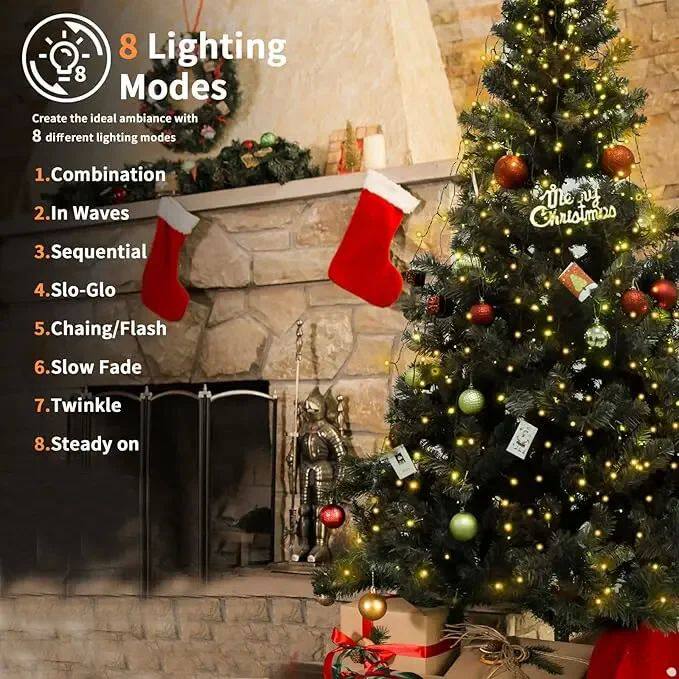 LED light ring Christmas tree top decoration