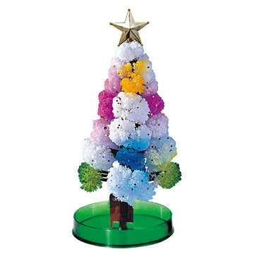 Christmas tree, paper tree, blossoms.