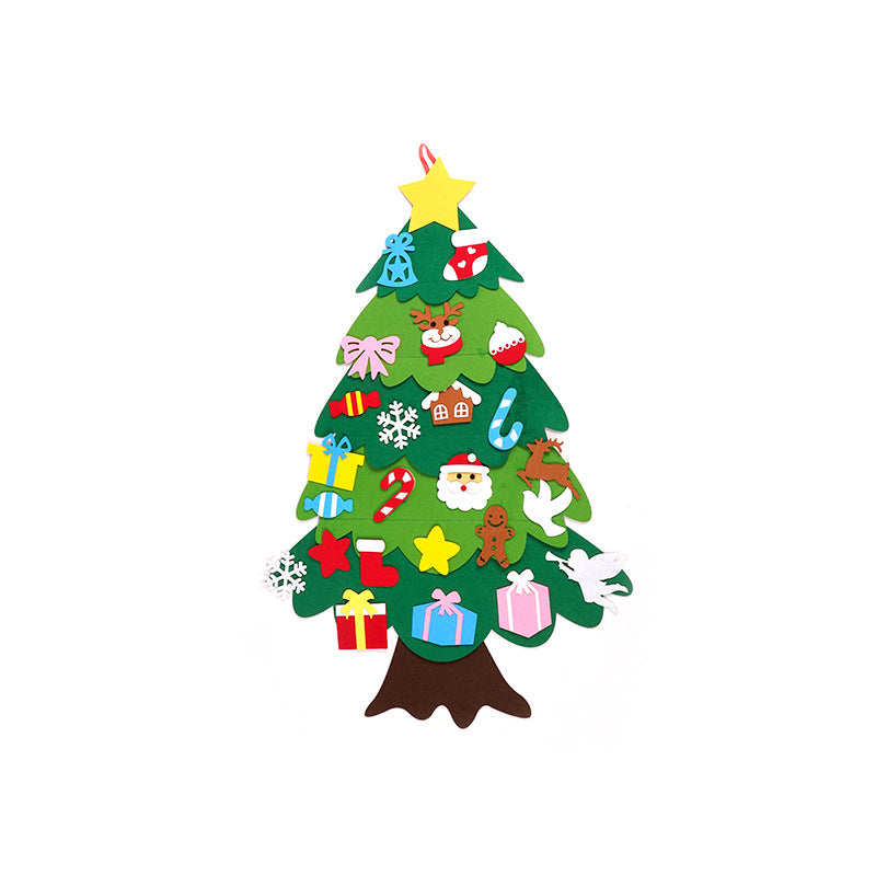 DIY Felt Christmas Tree with Ornaments