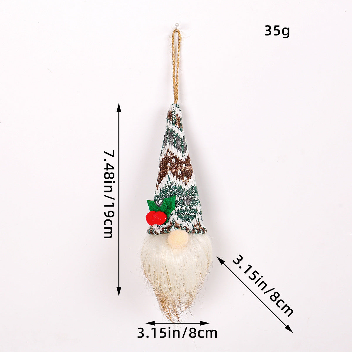 Christmas Lighted Doll Ornament