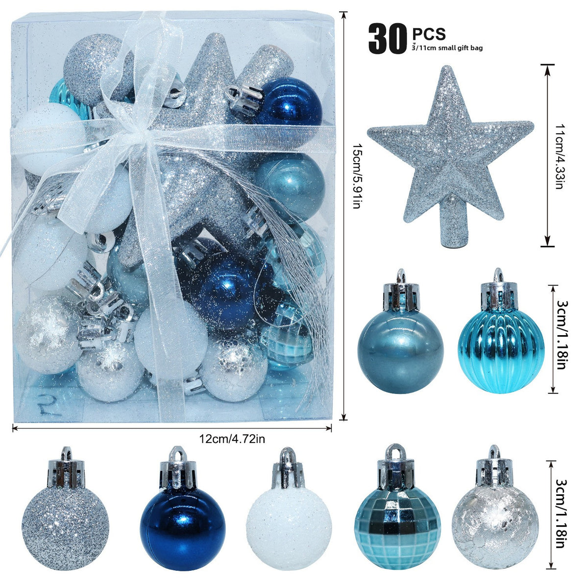 Christmas tree ball ornament