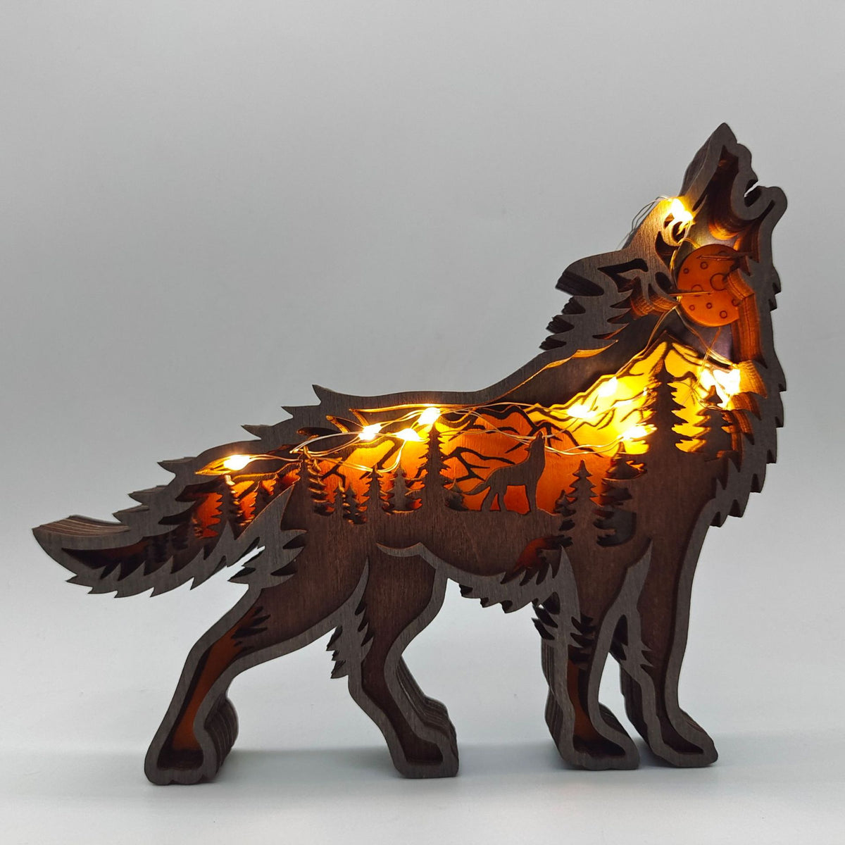 Wolf Totem Christmas Decoration Sculpture