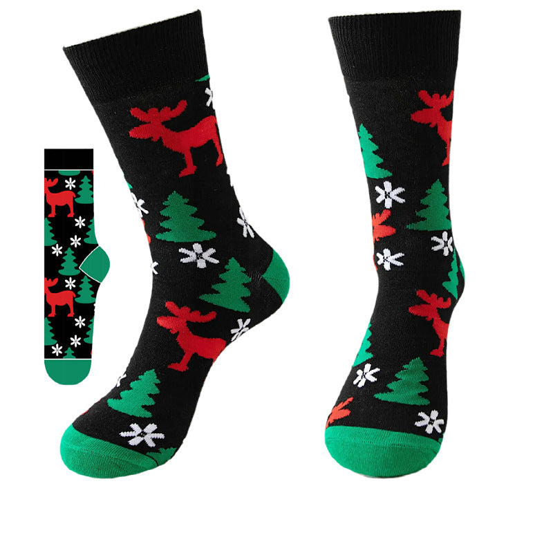 Christmas Themed Mid-Calf Socks