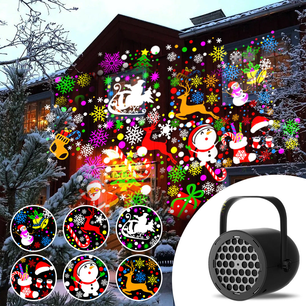Christmas Projection Snowflake LED Decoration Light
