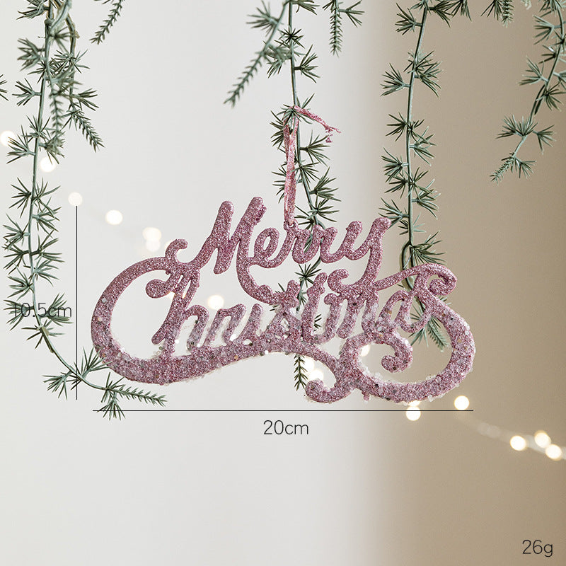 Christmas Letter Pendant DIY Hanging Decoration