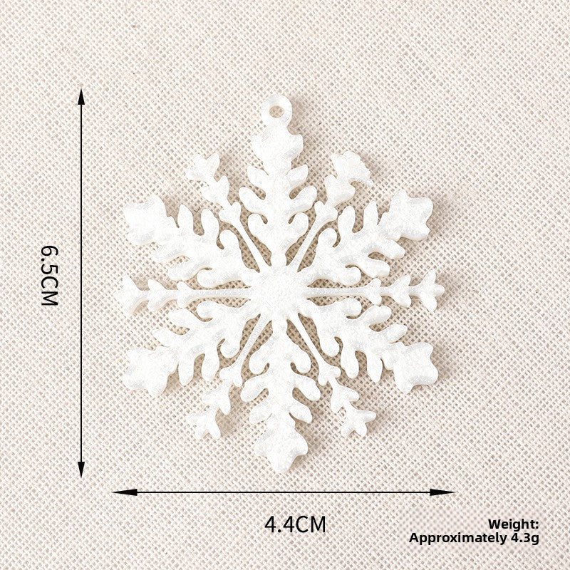 3D Printed Snowflake Christmas Tree Ornament