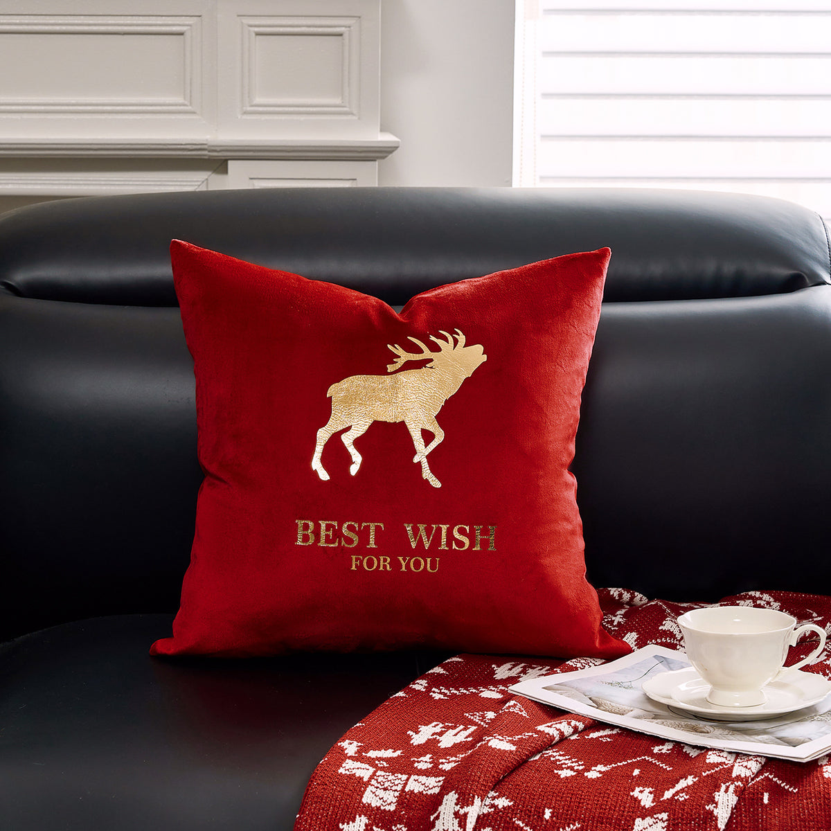 Christmas Embroidered Pillowcase