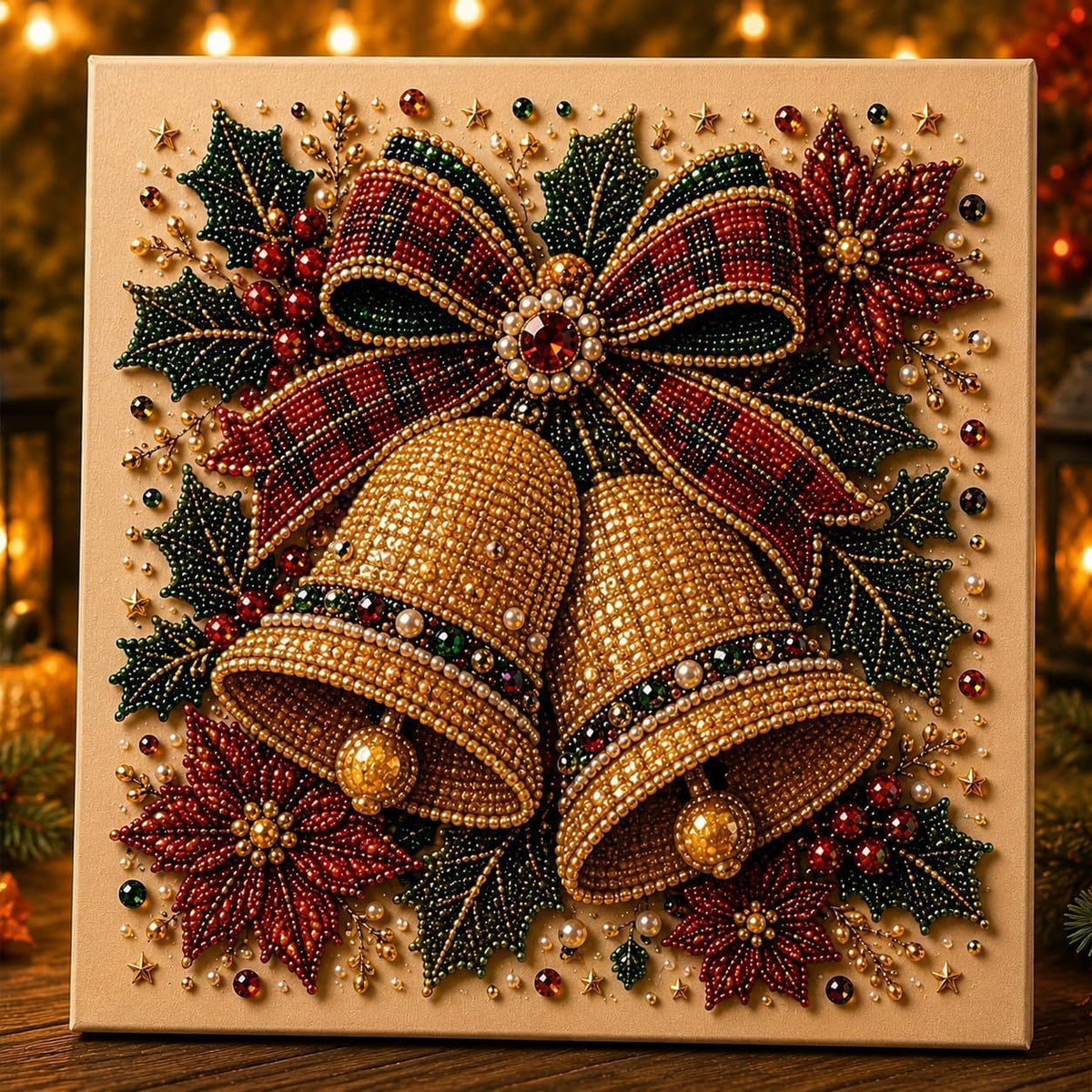 Christmas Angel Bell Diamond Painting DIY Set