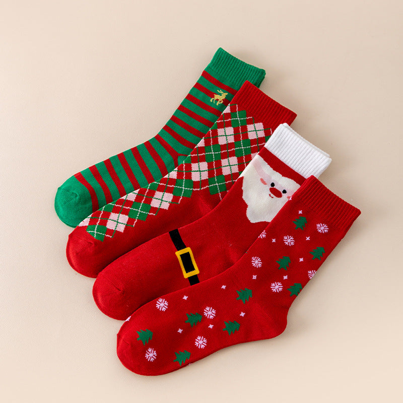 Cartoon Christmas Socks for Men and Women