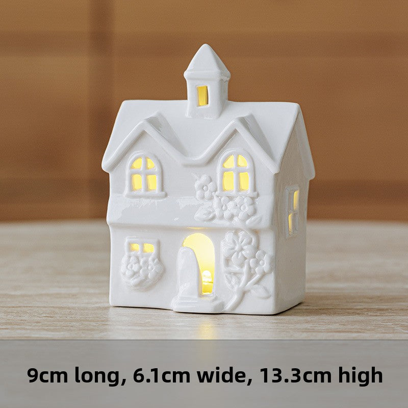 Christmas decoration miniature house