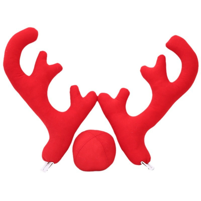 Christmas Car Antler Decoration Set for Vehicle