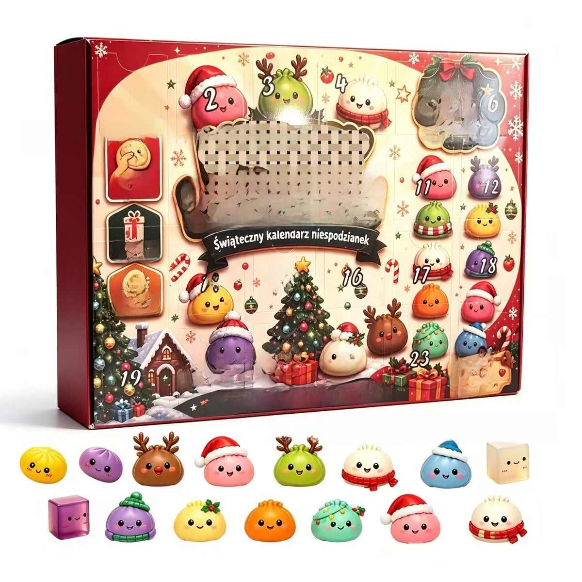 Christmas Squishy Advent Calendar Toy