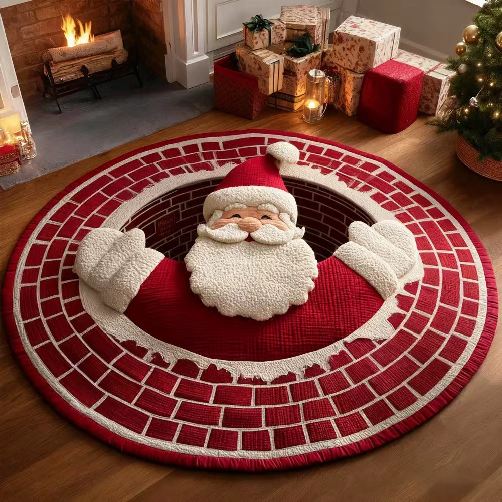 Halloween Christmas Round Carpet