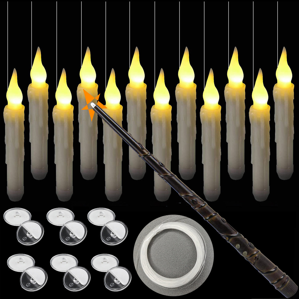 Floating candle light Christmas decoration gift