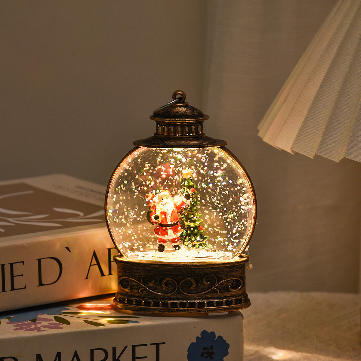 Christmas water-filled night light