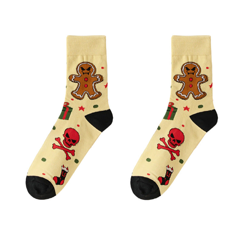 Christmas Themed Mid-Calf Socks