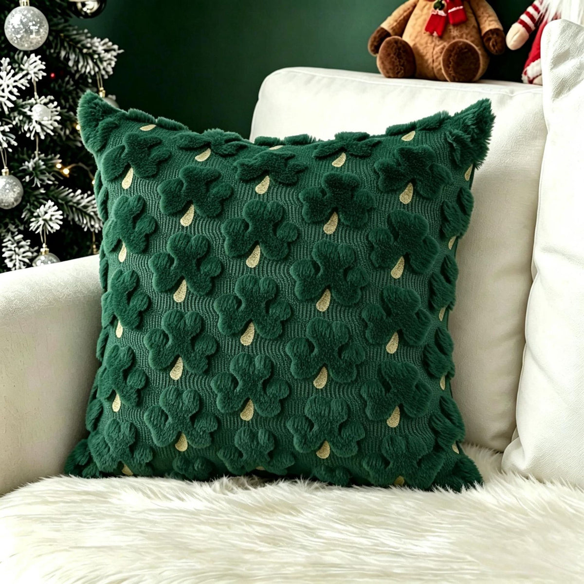 Christmas Retro Cushion Cover