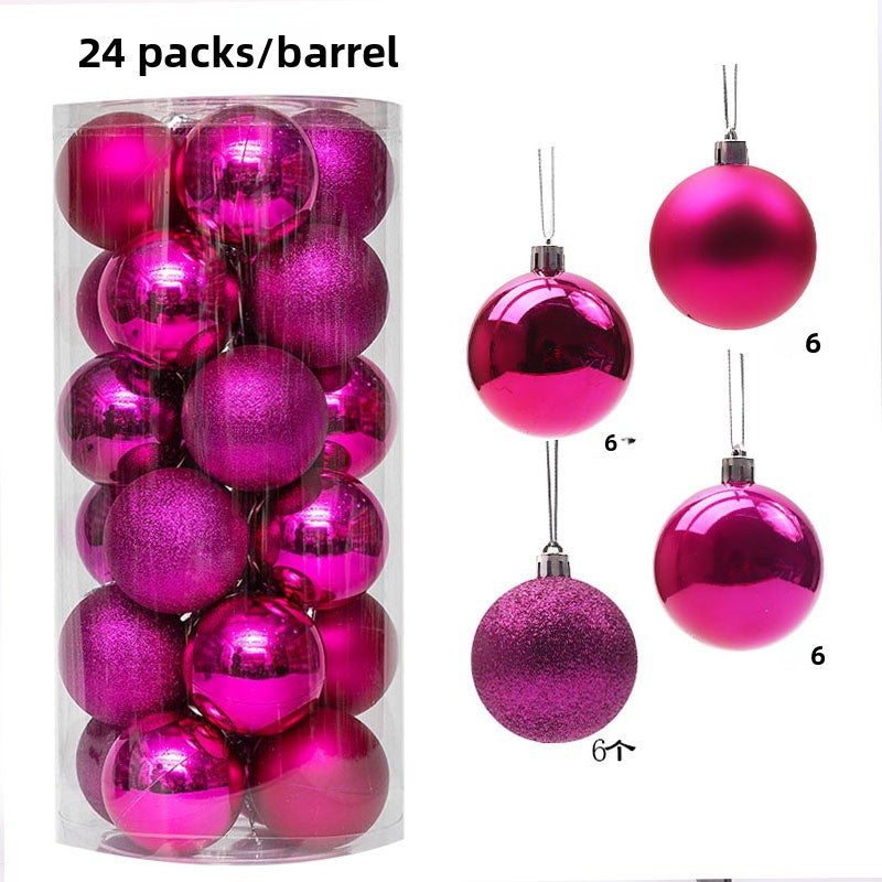 Plastic Electroplated Christmas Tree Decoration Balls