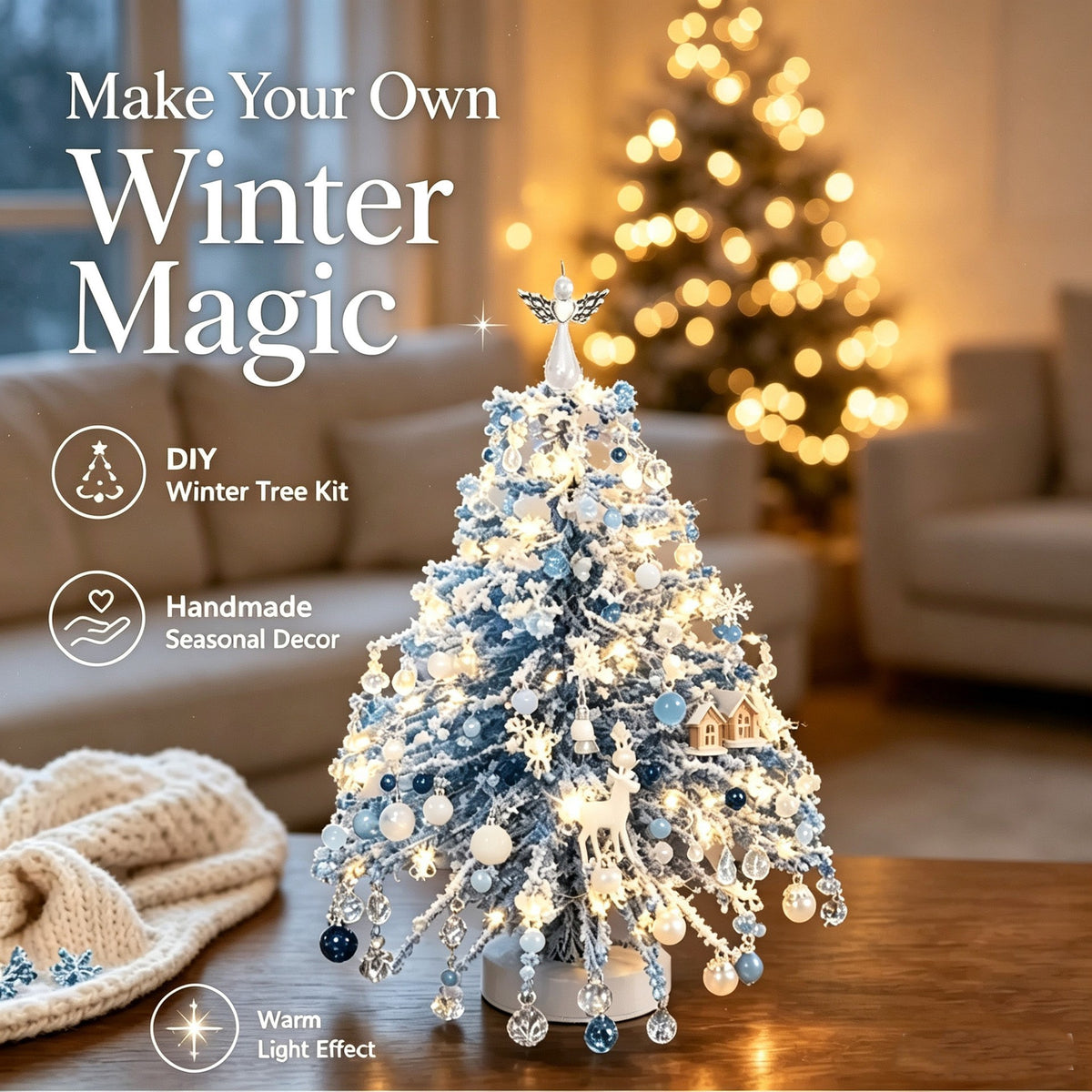 DIY Beaded Christmas Tree Craft Kit