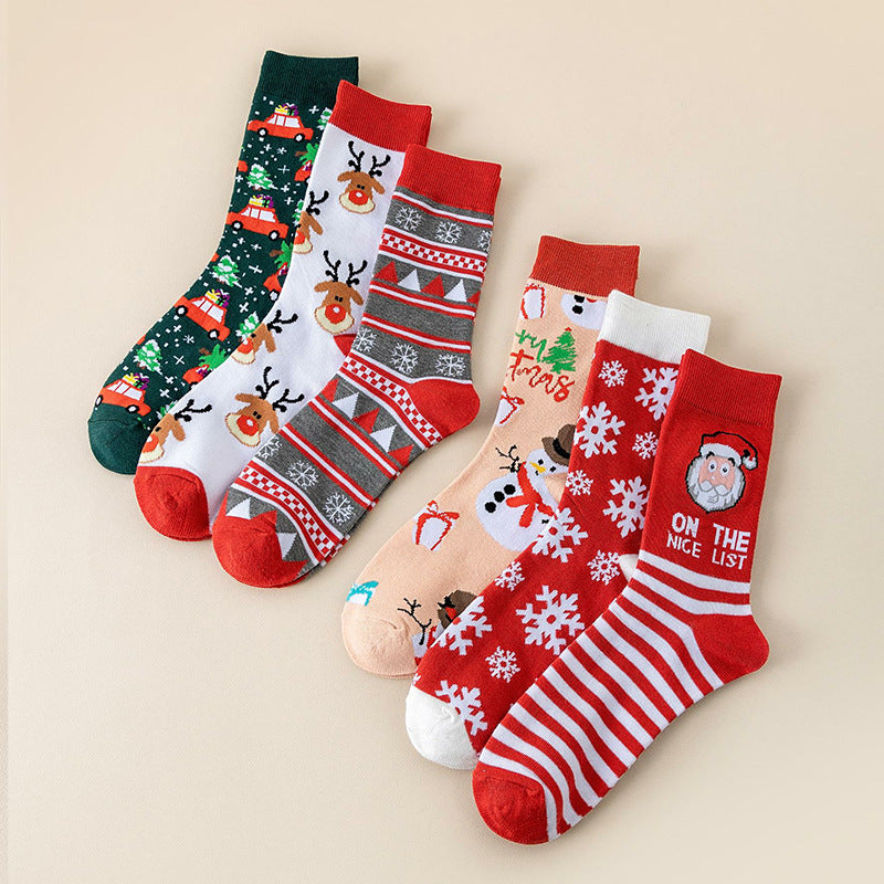 Cartoon Christmas Socks for Men and Women