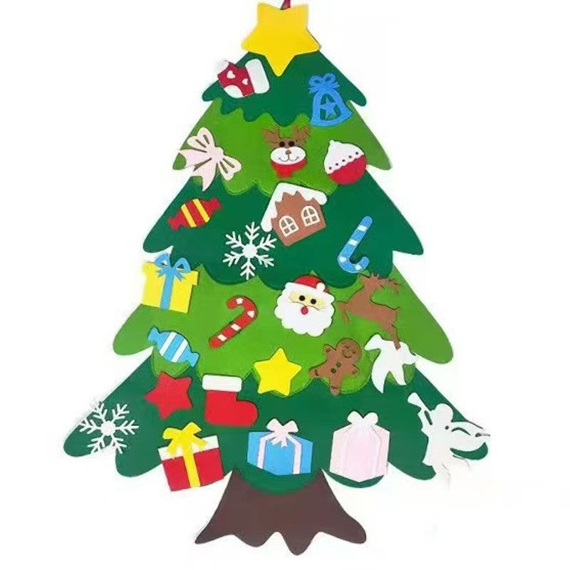 DIY Felt Christmas Tree with Ornaments