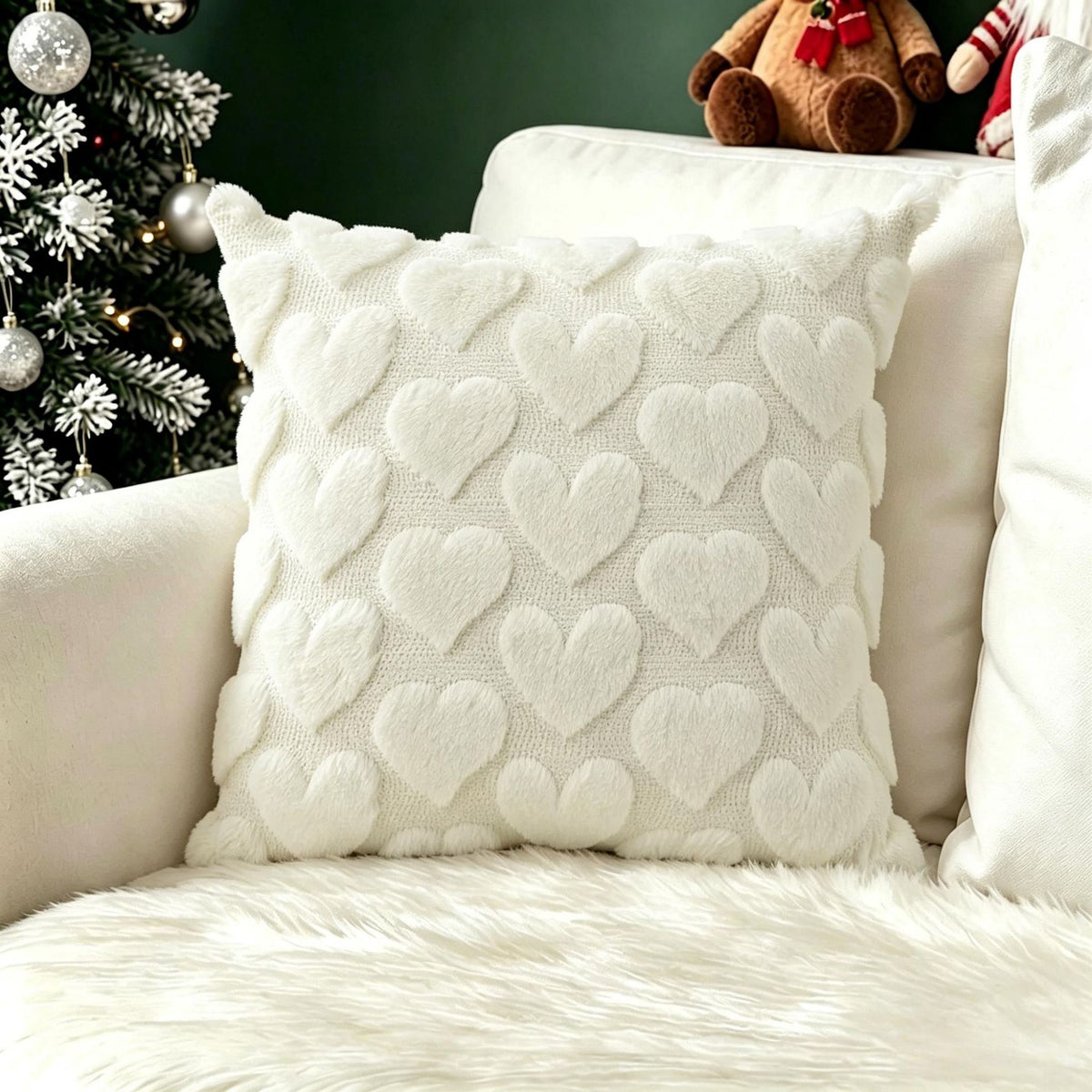 Christmas Themed Decorative Pillow Cover