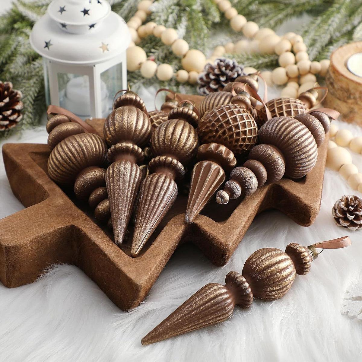Retro Christmas Tree Decoration Balls
