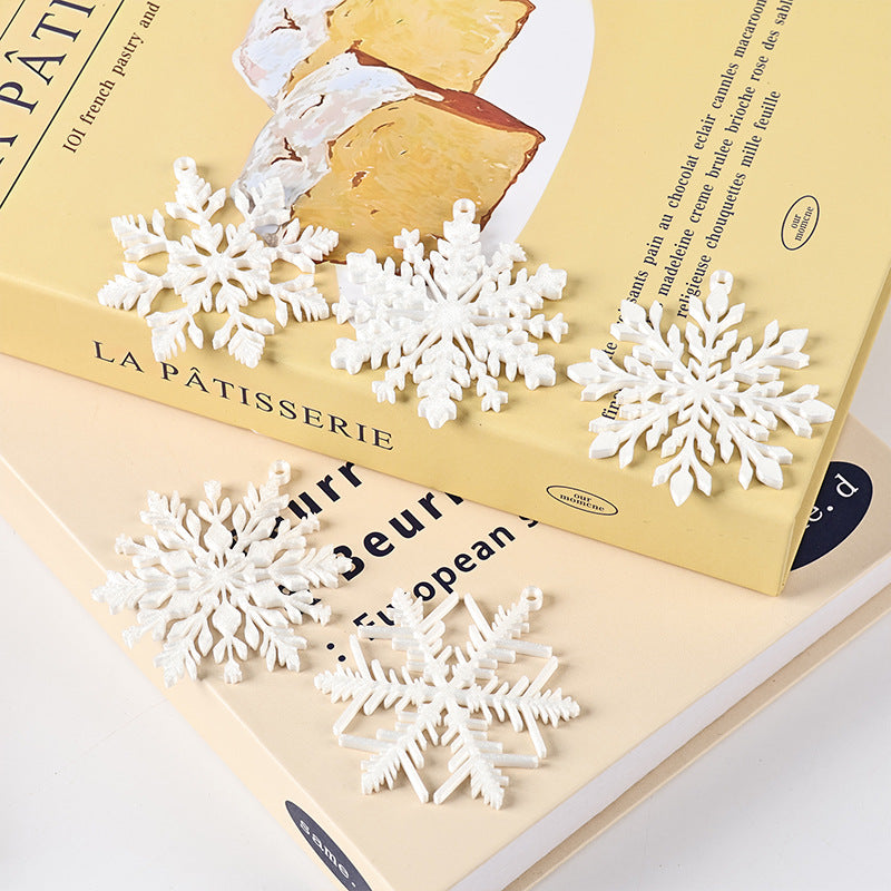 3D Printed Snowflake Christmas Tree Ornament