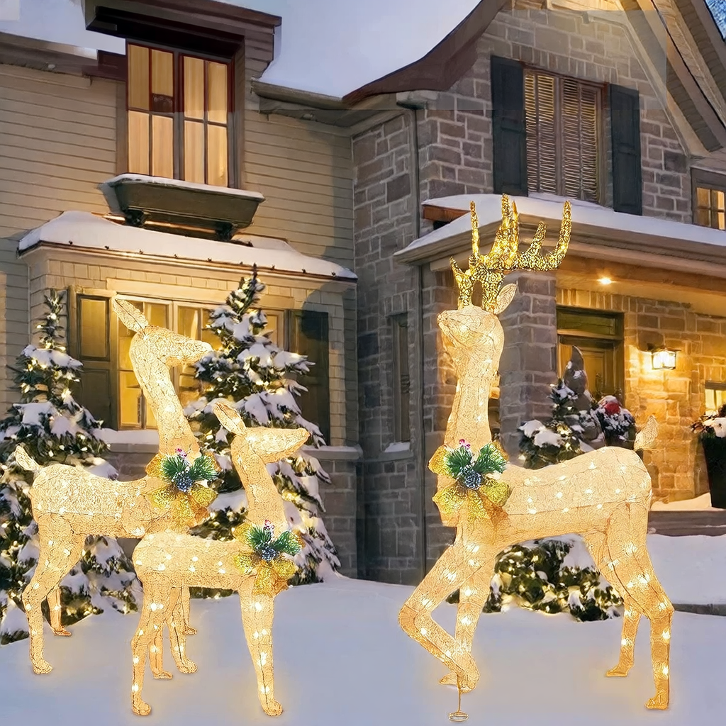 LED reindeer decoration
