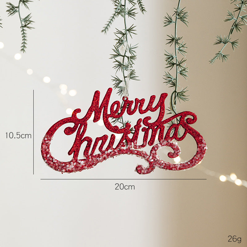 Christmas Letter Pendant DIY Hanging Decoration