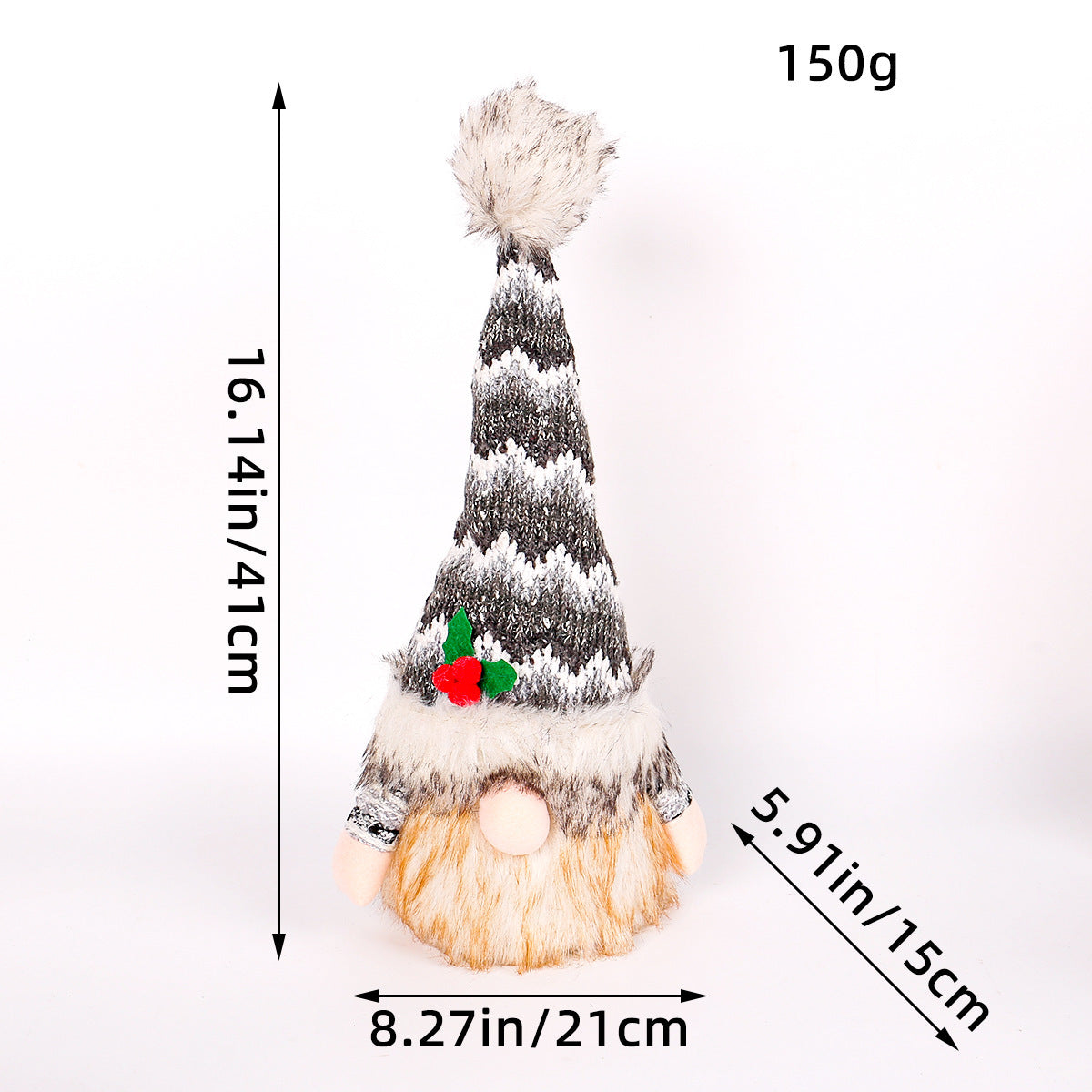 Christmas Lighted Doll Ornament