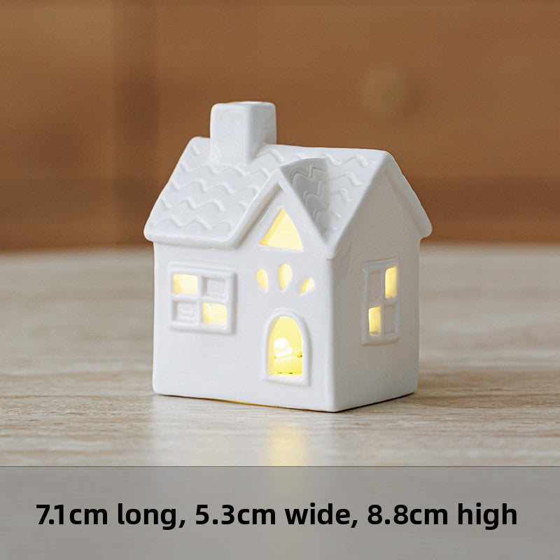 Christmas decoration miniature house
