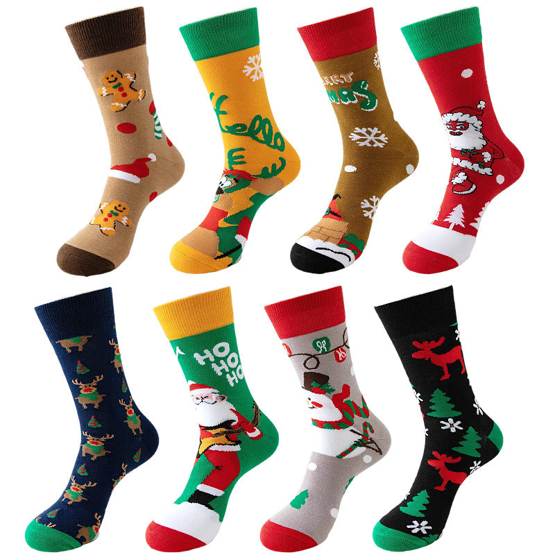 Christmas Themed Mid-Calf Socks