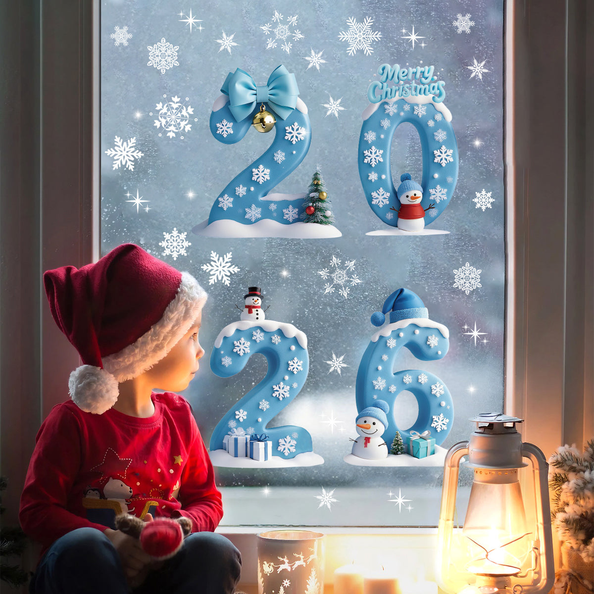 Christmas window decorations