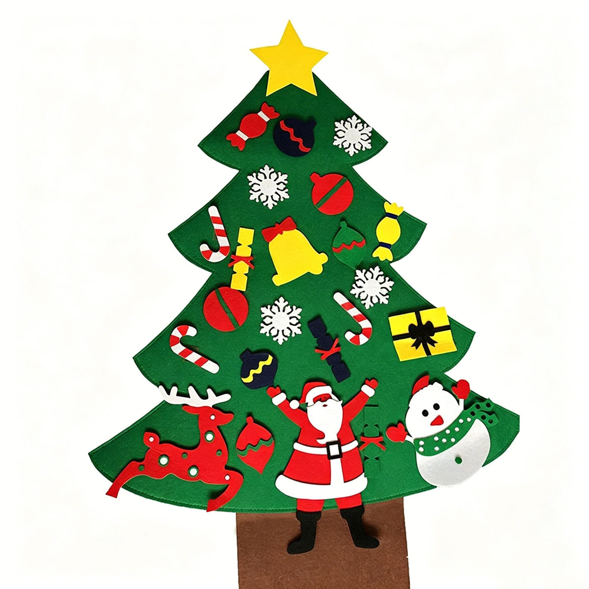 Handmade Felt Christmas Tree Decoration Hanging Ornament