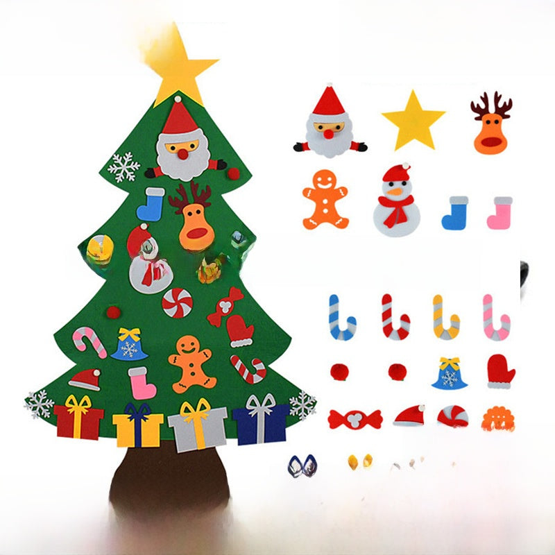 Handmade Felt Christmas Tree Decoration Hanging Ornament