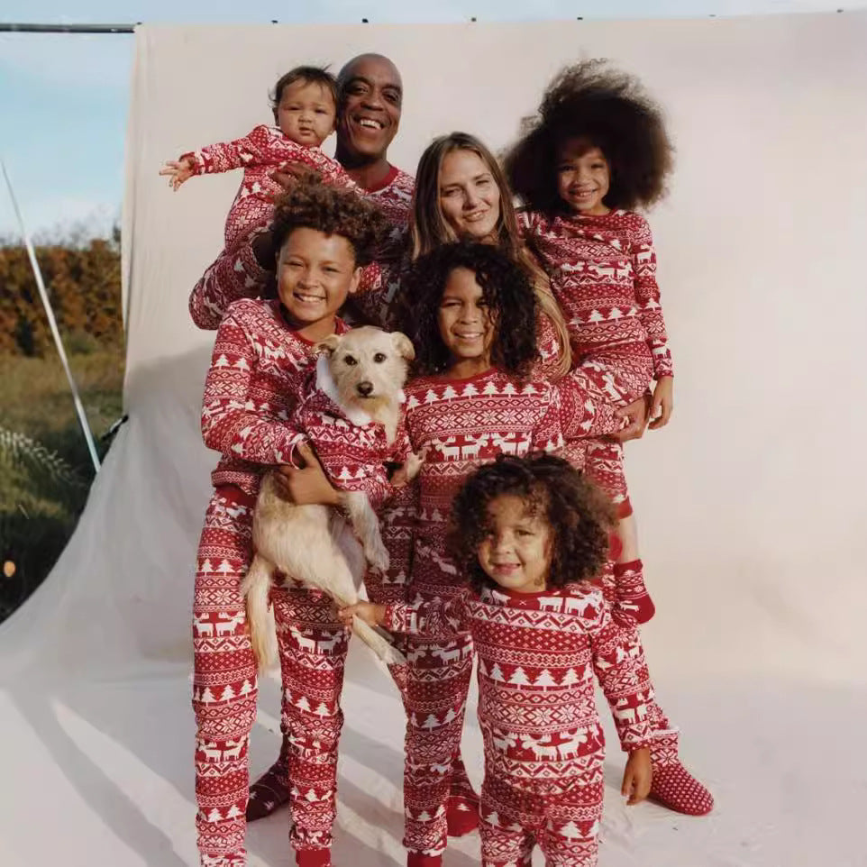 Christmas Printed Children's Family Clothing Set