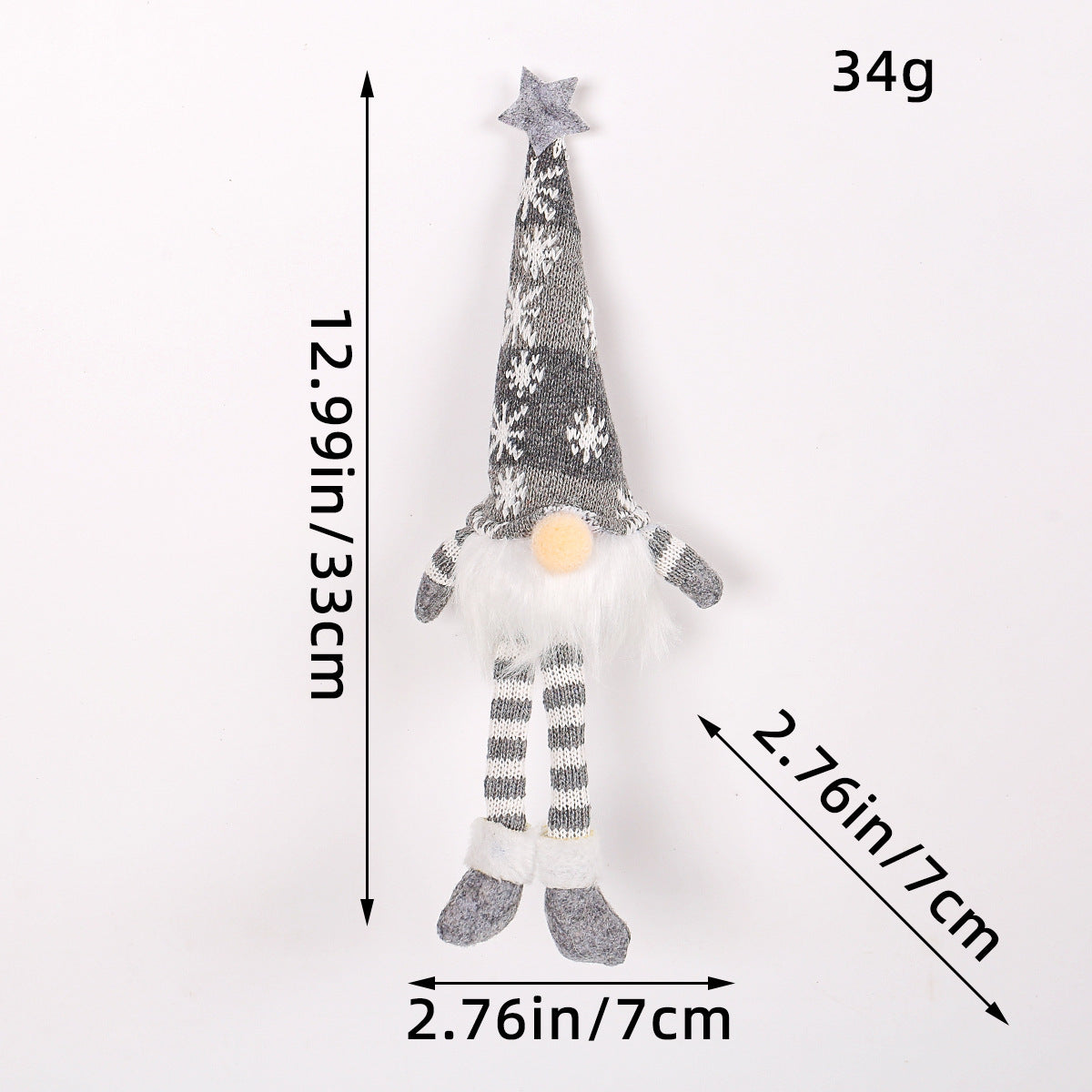 Christmas Lighted Doll Ornament