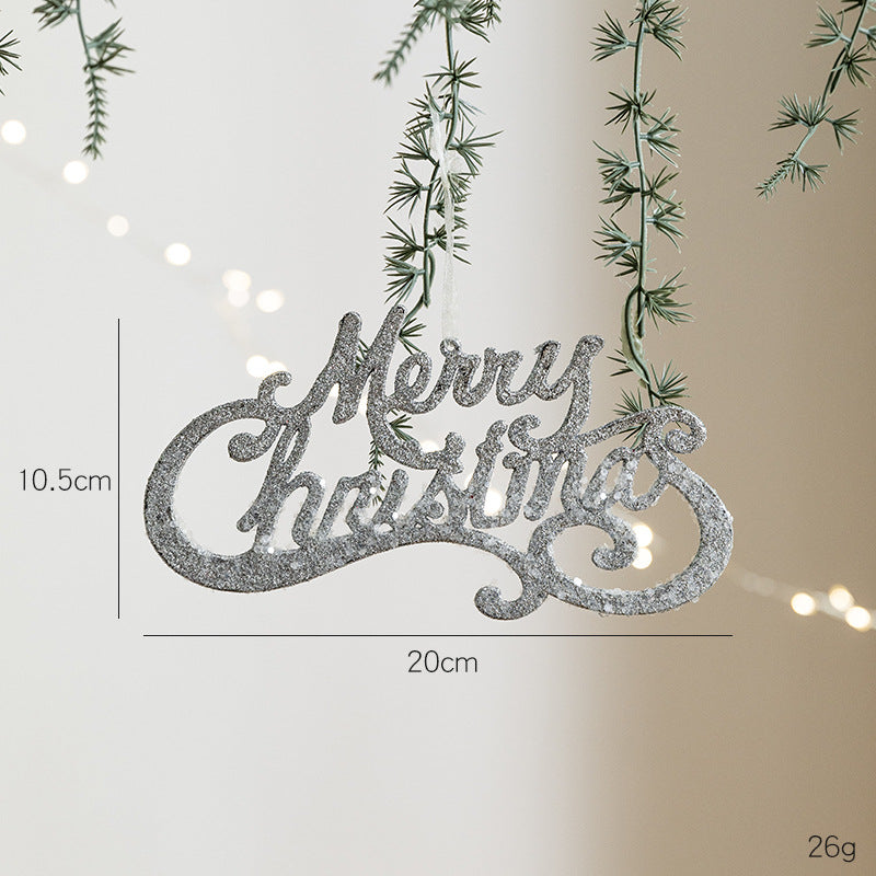 Christmas Letter Pendant DIY Hanging Decoration