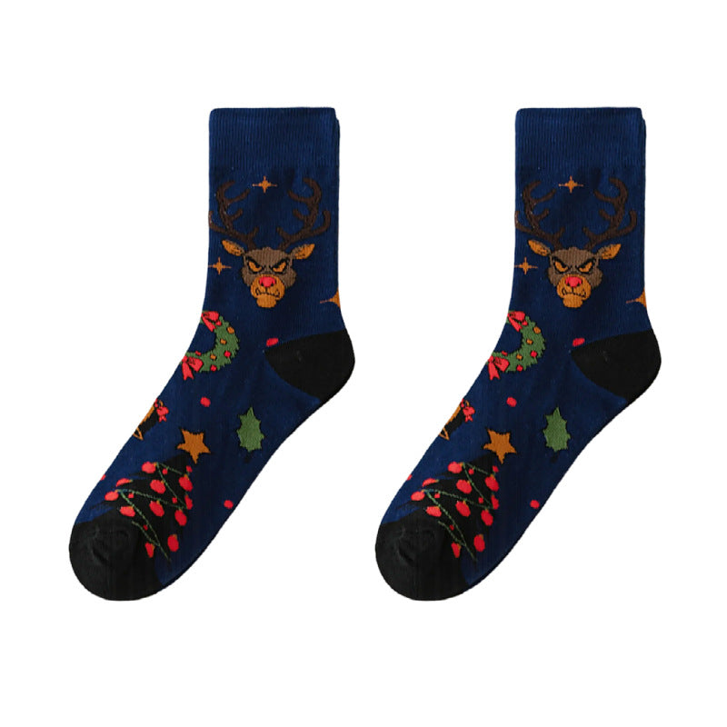 Christmas Themed Mid-Calf Socks