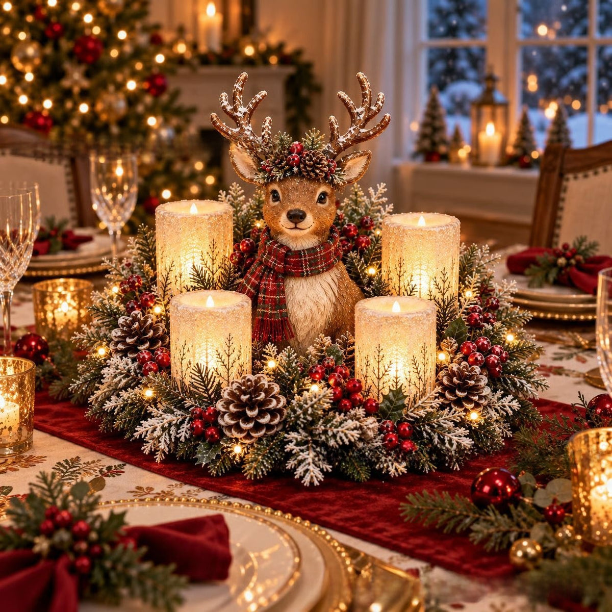 Christmas village ornaments