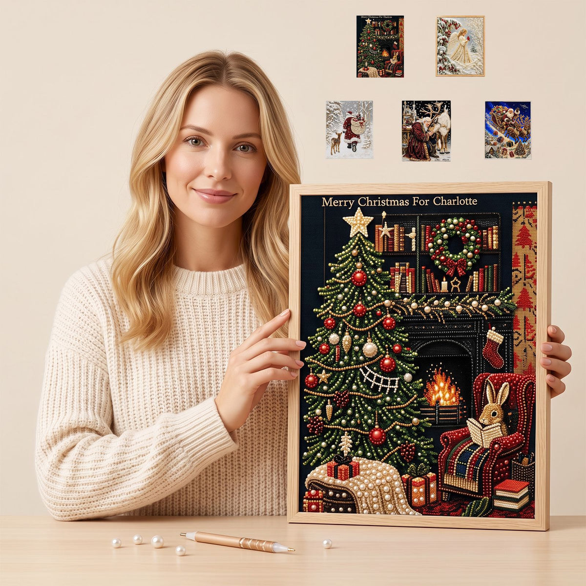 Diamond Painting Kit Christmas Decor 3D Art