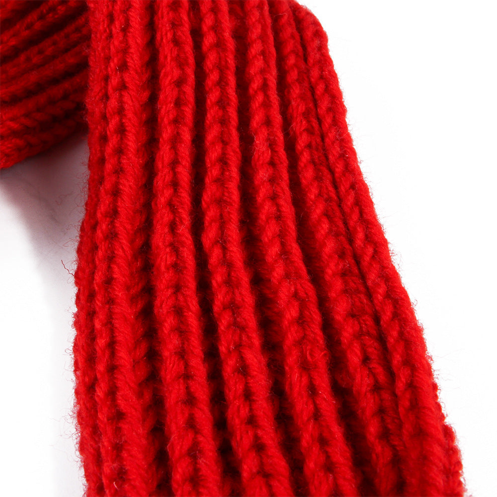 Creative pet Christmas hat and scarf set