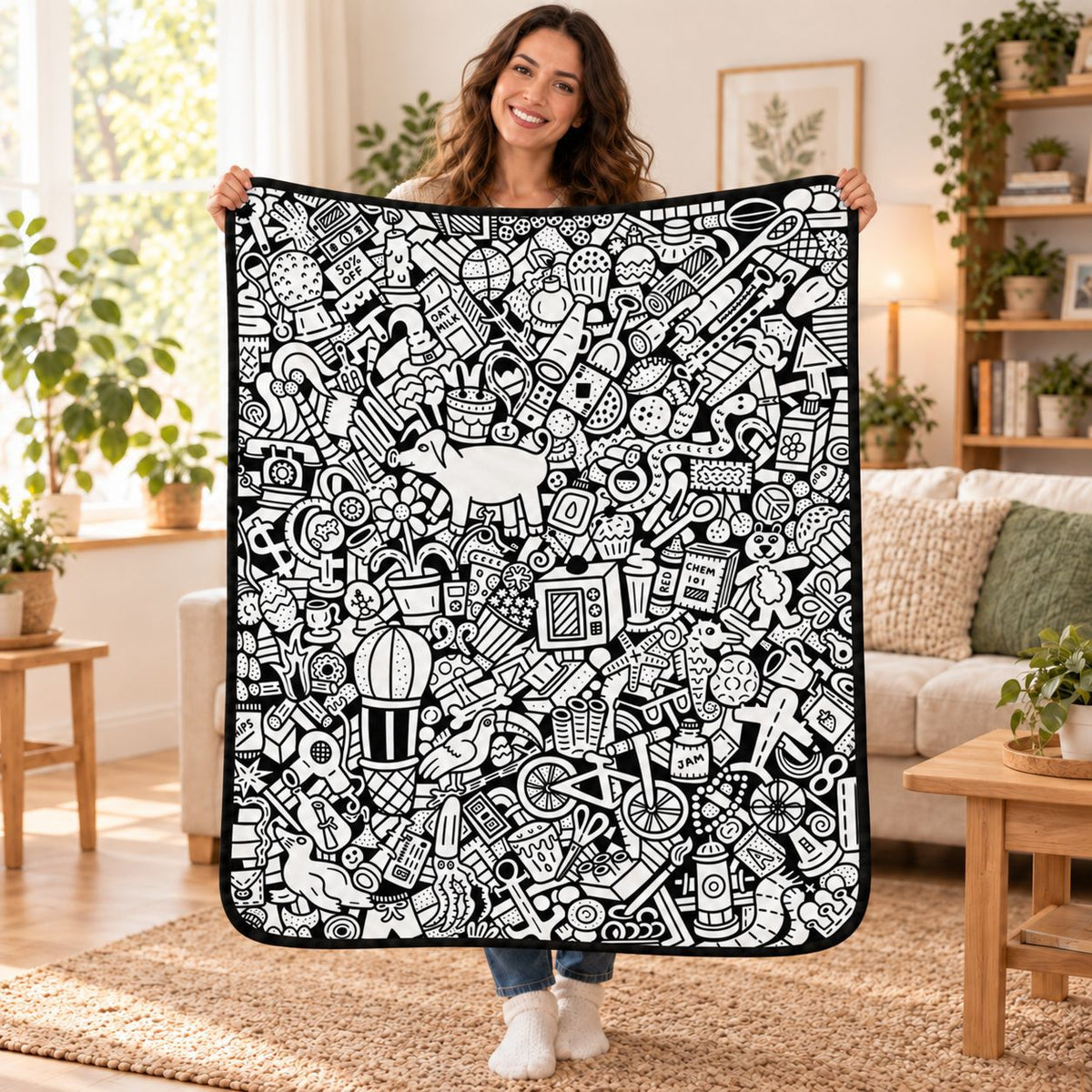 Christmas DIY Decal Blanket