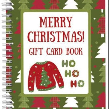 Holographic Christmas Gift Card Booklet