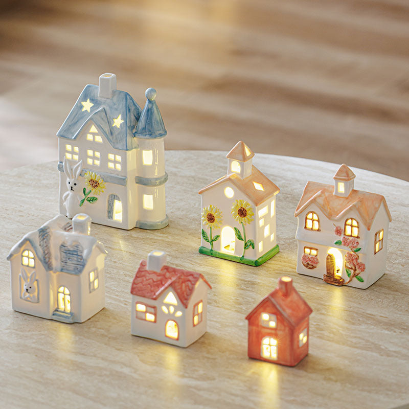 Christmas decoration miniature house