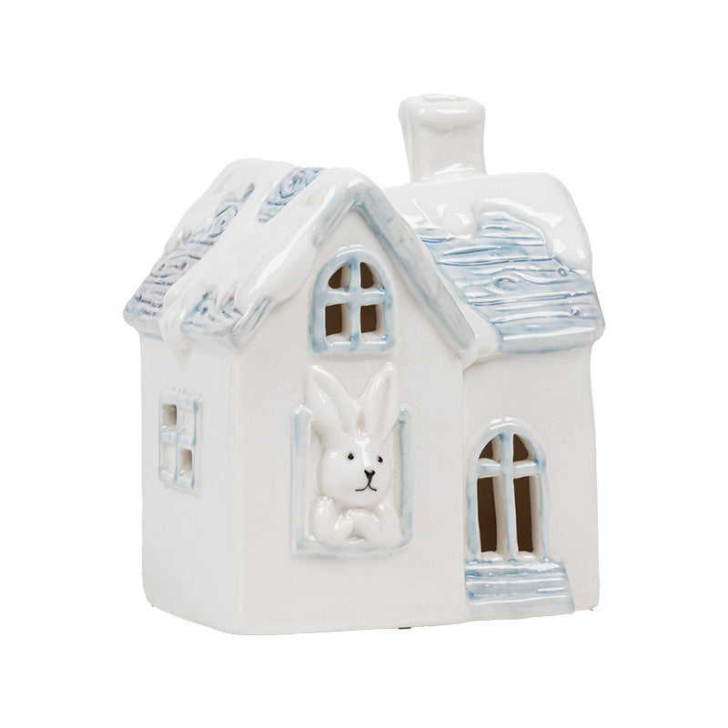 Christmas decoration miniature house